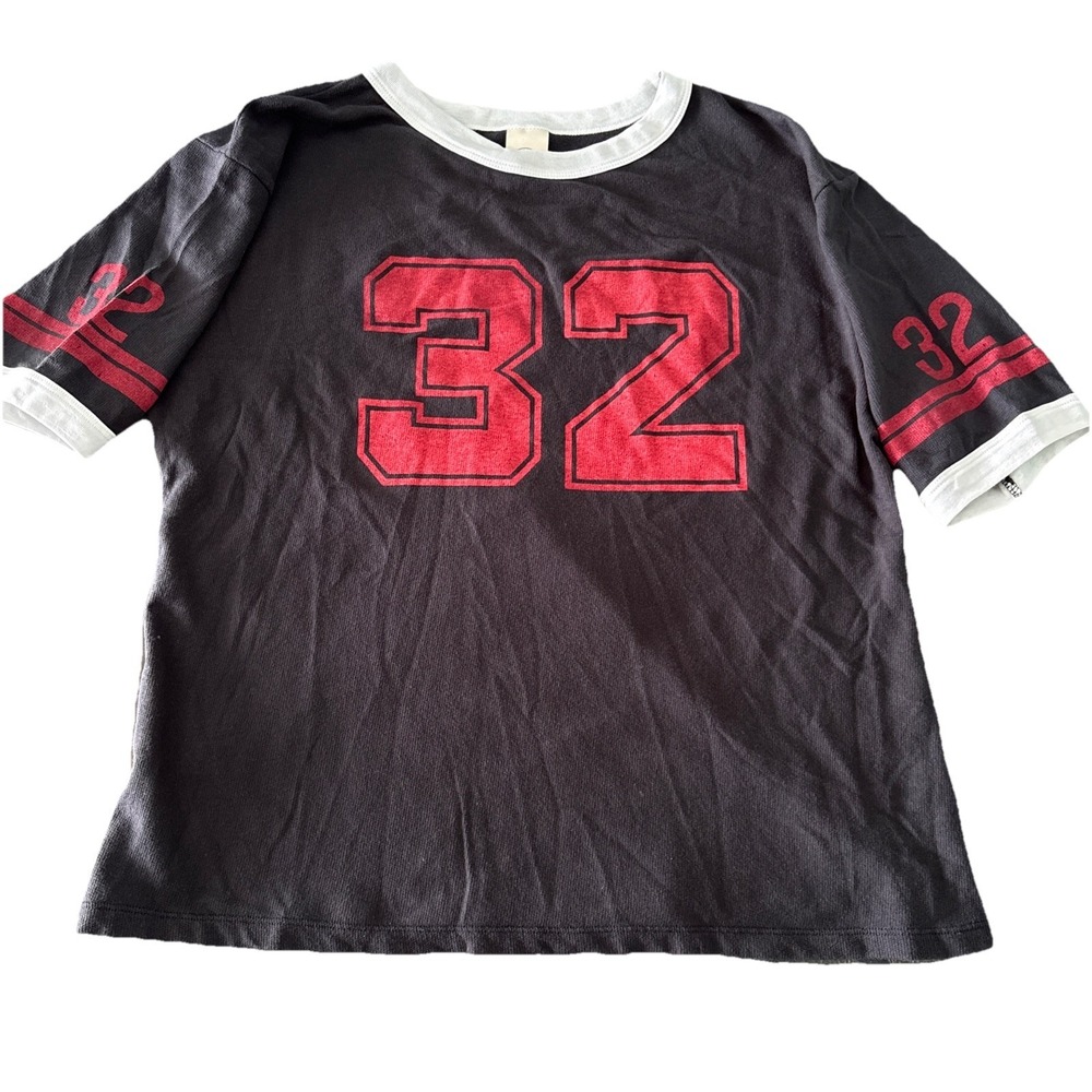 Free People X Ragabond Studio Number 32 Ringer Tee Oversized T Shirt Size S